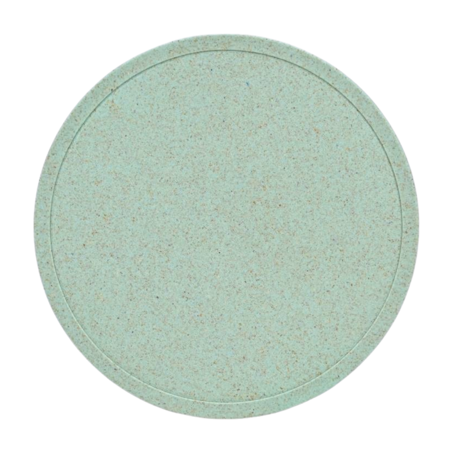 Green Round Coasters - Set of 4