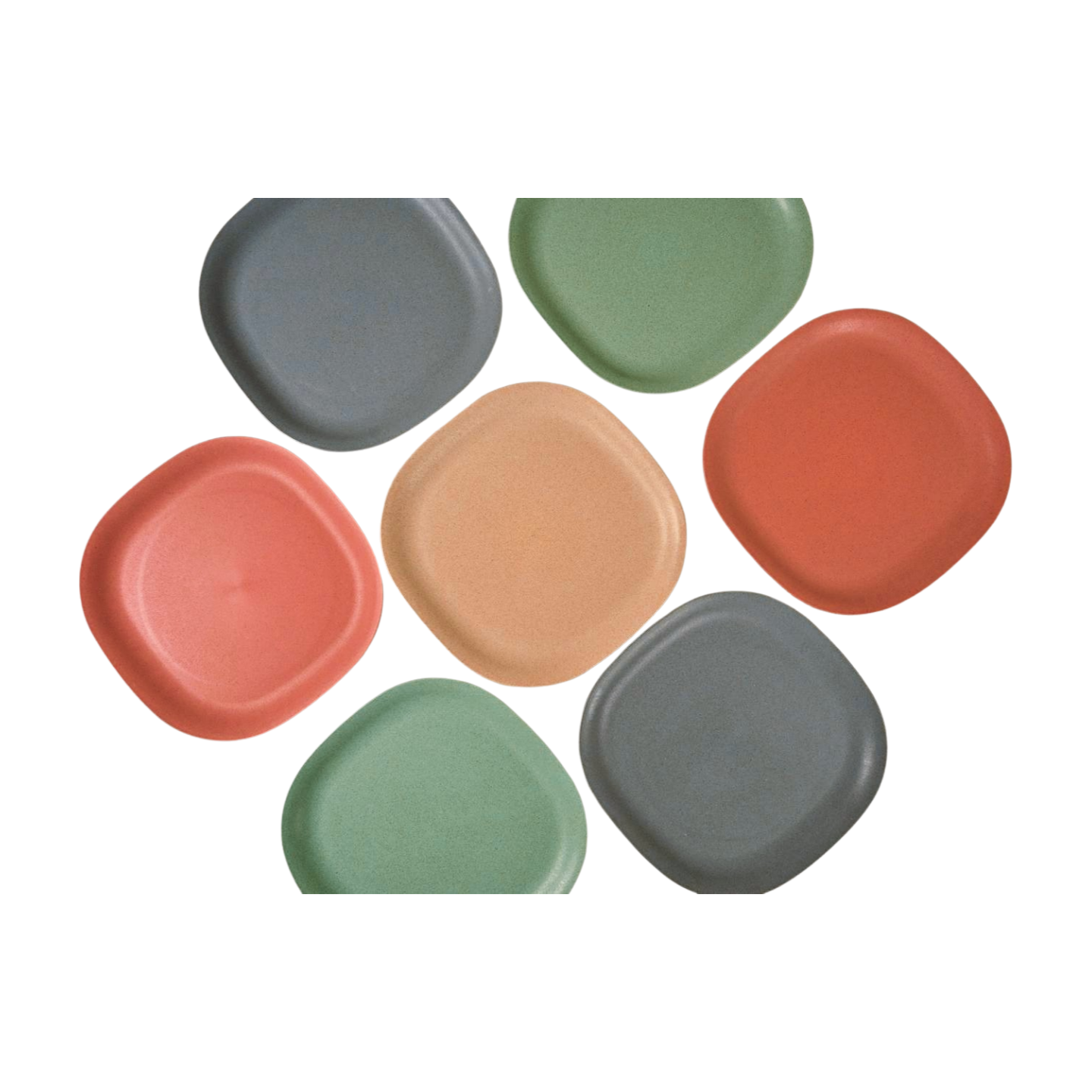 Square dinner plate 11" - Set of 4